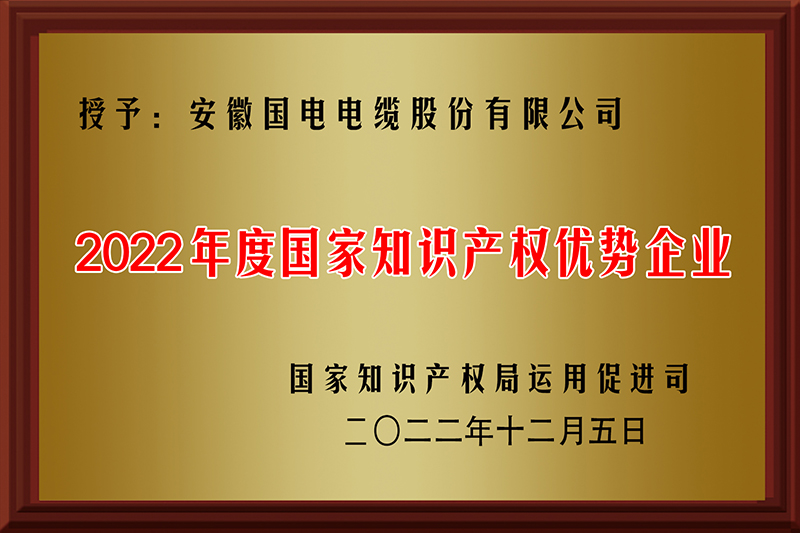 03国家级知识产权优势企业